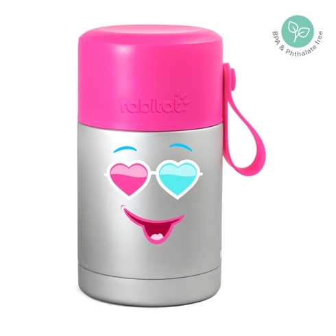 Rabitat diva meal mate insulated food jar pink