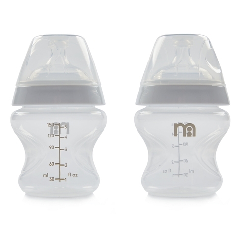 Mothercare wide neck anticolic baby bottles pack of 2