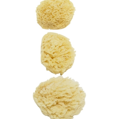 Mothercare natural baby bath sponge beige pack of 3