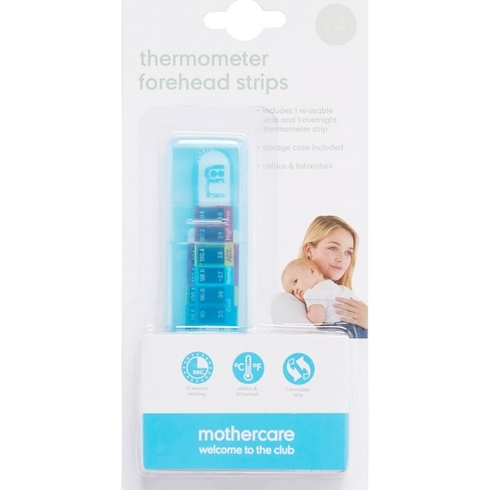 Mothercare forehead thermometer strips blue