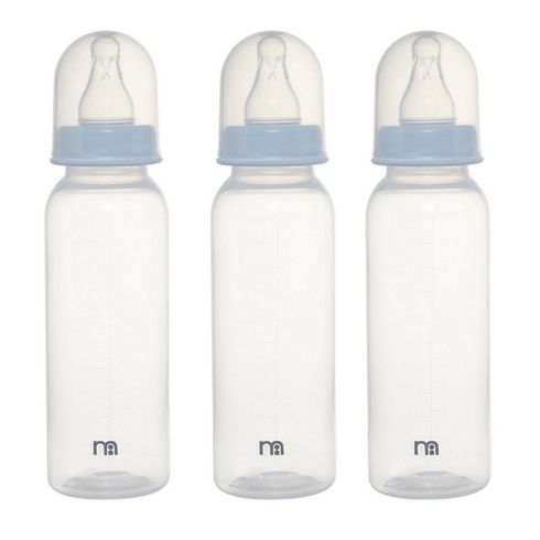 Mothercare standard feeding bottle white pack of 3