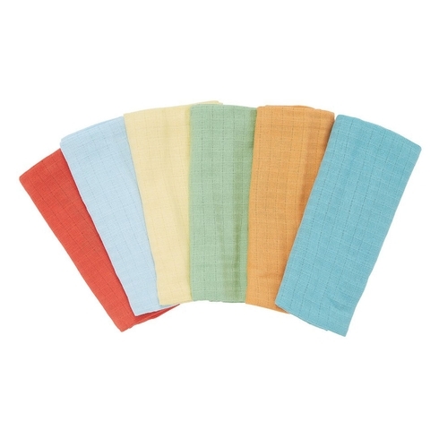 Mothercare baby muslins multicolor pack of 6