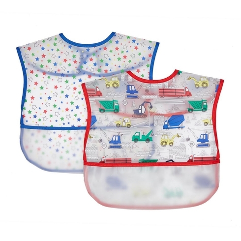 Mothercare build it up toddler bibs multicolor pack of 2