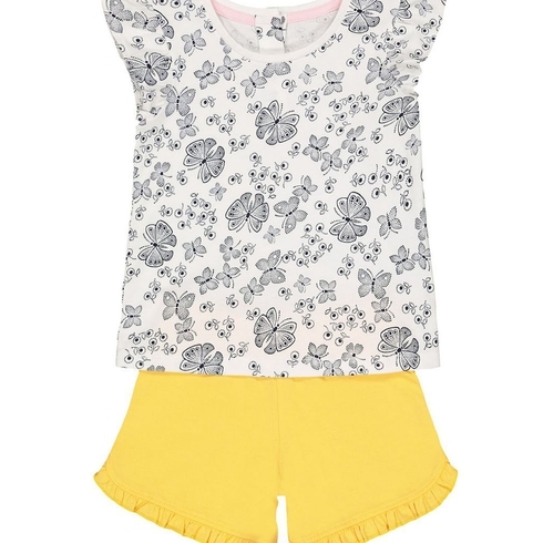 Butterfly T-Shirt And Shorts Set