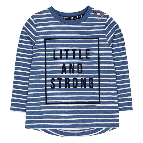 Blue Stripe Little And Strong T-Shirt