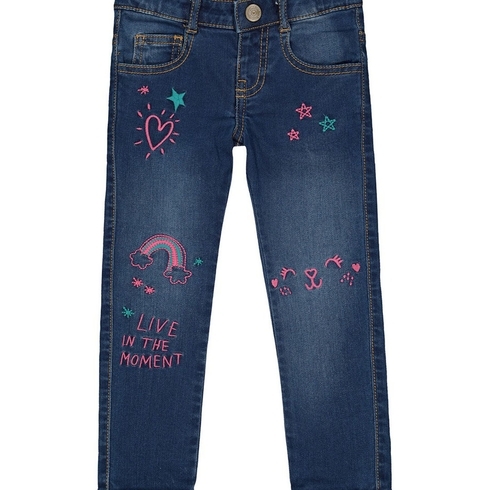 Doodle Cat Jeans