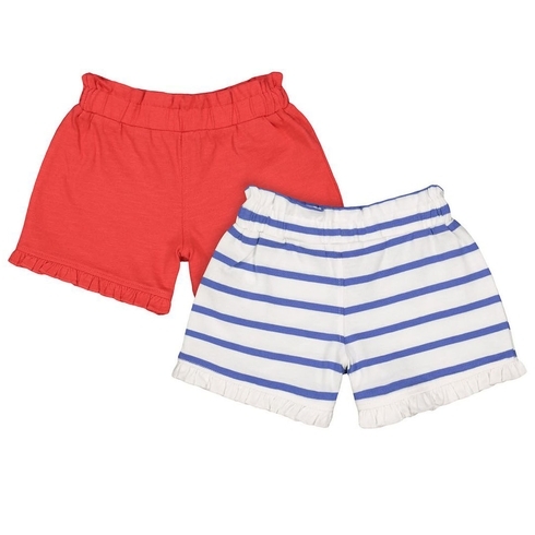 Striped And Red Shorts - 2 Pack