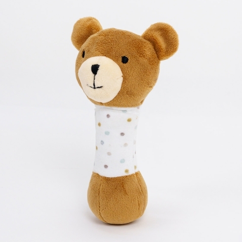 Shooting Star Squeeky rattle Cocoa Bear 