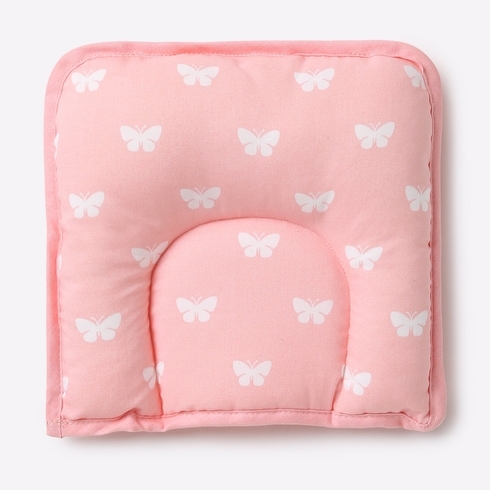 Mila baby floral bloom butterflies baby pillow pink