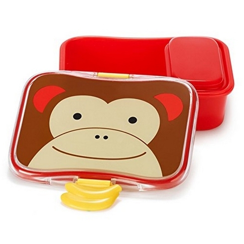 Skip hop zoo monkey lunch kit red