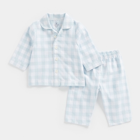 Mothercare Unisex Full Sleeves Pyjama -Multicolor