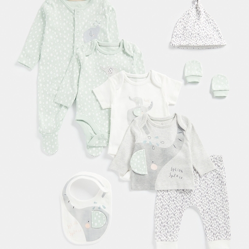 Mothercare Unisex Full Sleeves My First Collection Gift Set -Multicolor