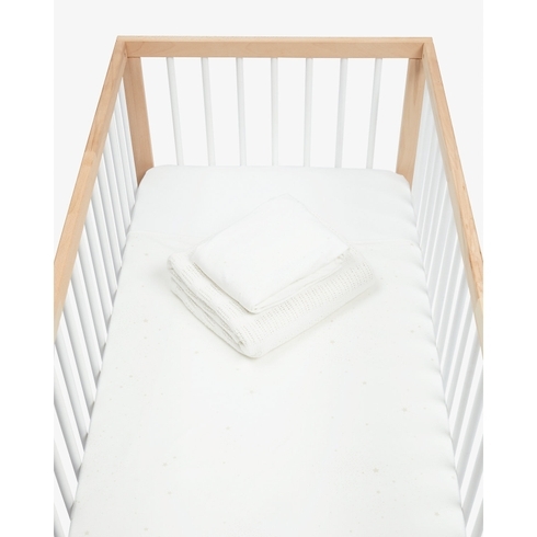 Mothercare Essential Cotbed Starter Set Cream