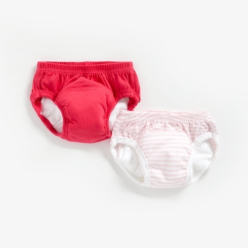 Mothercare trainer pants pink medium pack of 2