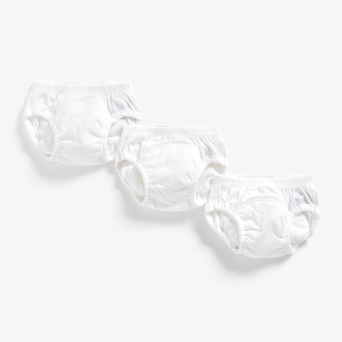 Mothercare trainer pants small white pack of 3