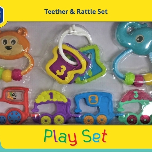 Chicco rattle play set multicolor pack of 3