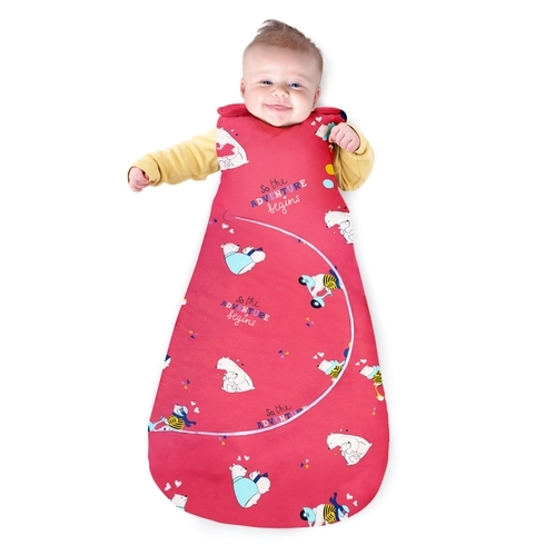 Rabitat adventure begins baby sleeping bag red