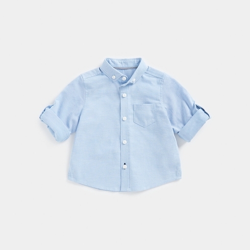 Mothercare Boys Full Sleeves Shirt -Blue
