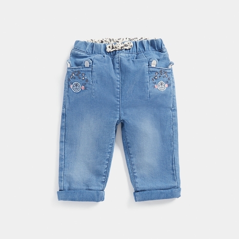 Mothercare Girls Jeans -Blue