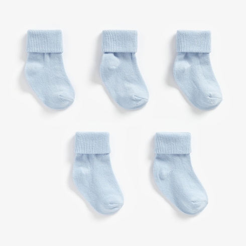Mothercare Boys Socks-Pack of 5-Blue
