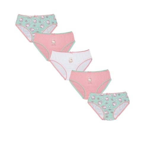 Girls Hello Kitty Briefs - 5 Pack - Multicolor