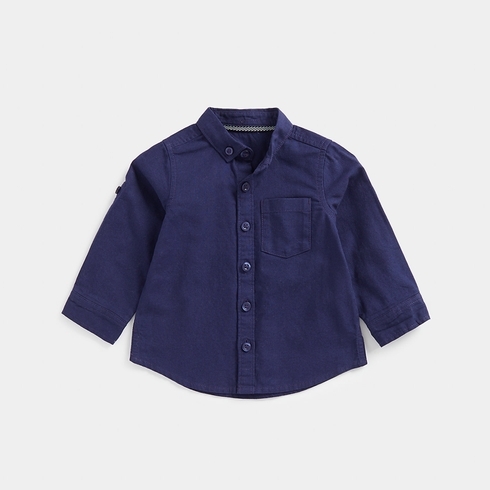 Mothercare Essentials Boys Full Sleeves Shirt -Navy