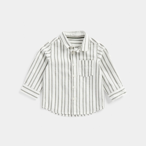 Mothercare Jurassic Museum Boys Full Sleeves Shirt -Khaki