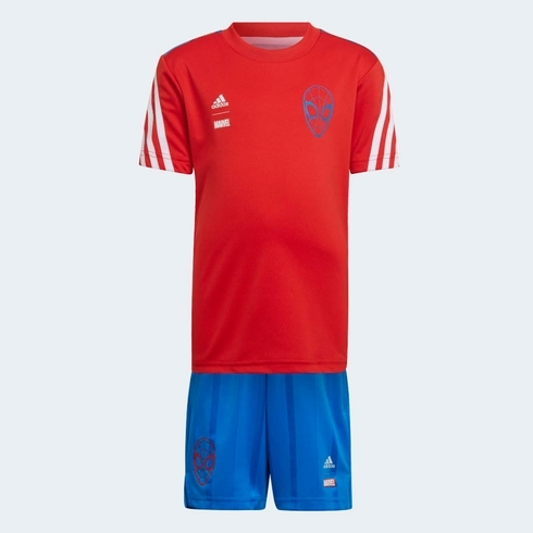 Adidas Kids Full Sleeves Tracksuit Unisex Printed-Pack Of 1-Red
