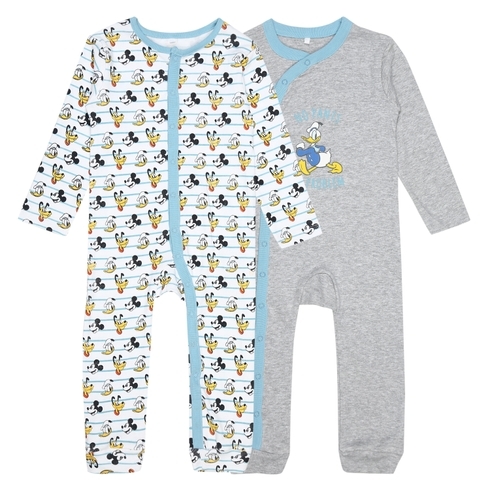 Unisex Packed Sleepsuit - Multicolor - Pack of 2