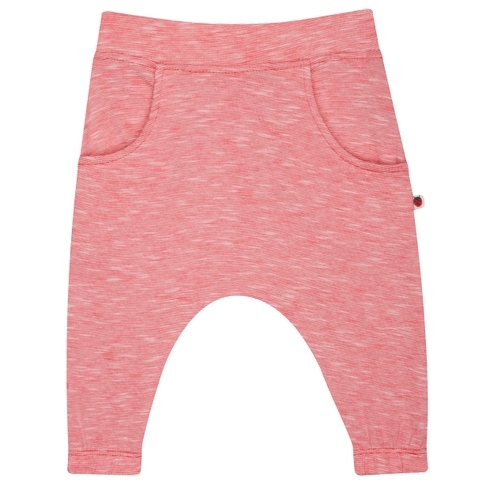 Girls Joggers Ladybird Patch - Red
