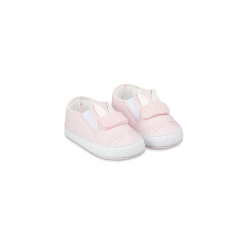 Girl Pram Shoes 3D Bunny Pink 