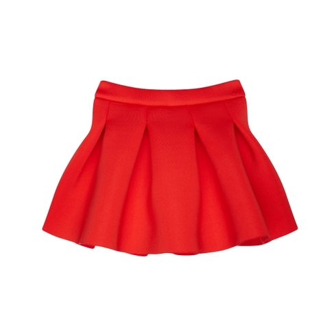Red Scuba Skirt