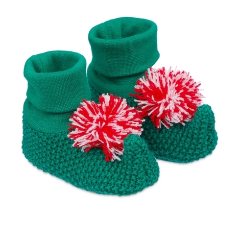 Green Elf Knitted Socktops