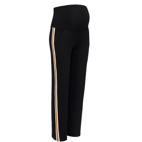 Wide-Leg Over-The-Bump Trousers
