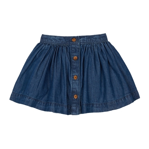Pleated Leaf Printed Mini Skirt with Attached Inner Short