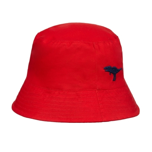 Red Dino Fisherman Sun Hat