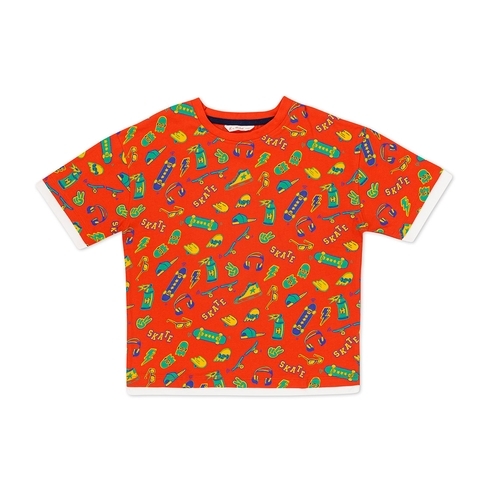 H by Hamleys Boys Sports Rule Tee- Red