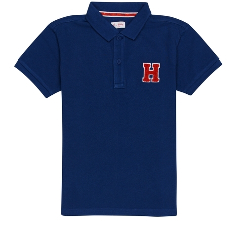 H by Hamleys Boys Short Sleeves Polo T-Shirt Classic -Navy