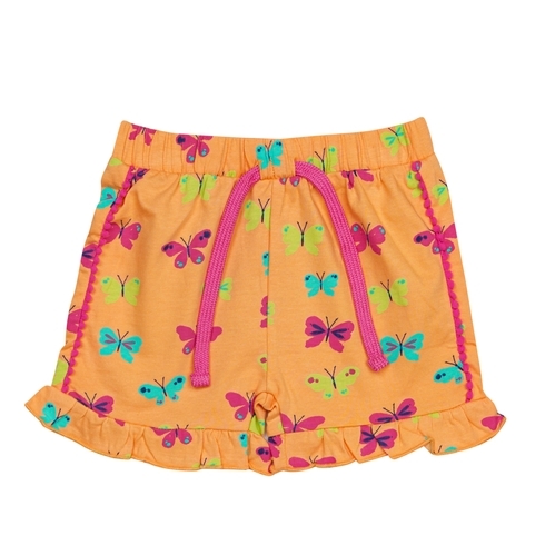 H by Hamleys Girls Shorts Butterfly Print-Multicolor