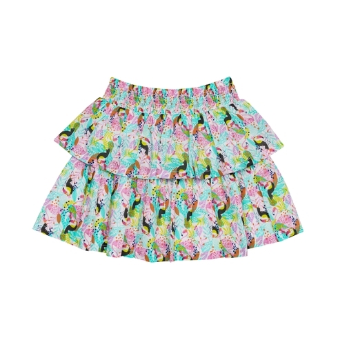 H by Hamleys Girls Skirt Tropical Theme Rara-Multicolor