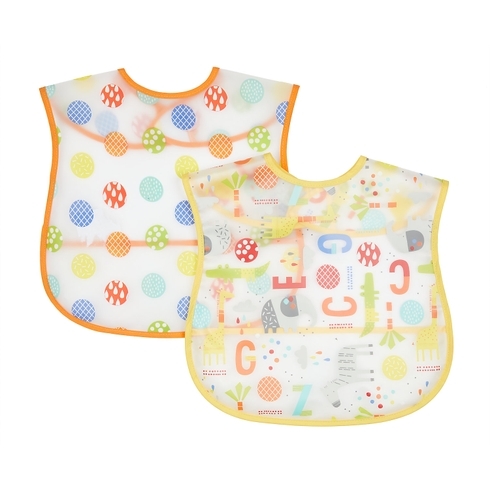 Mothercare hello friends toddler bibs multicolor pack of 2