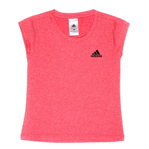 Adidas Girls  Essentials Linear  T-Shirts-Red