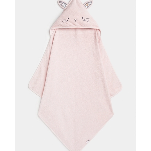 Mothercare Bunny Cuddle and Dry Hooded Towel Pink