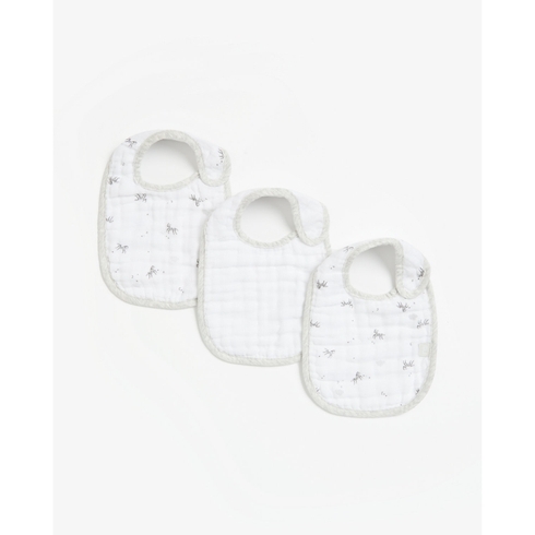 Mothercare Horse Bibs Grey Pack of 3