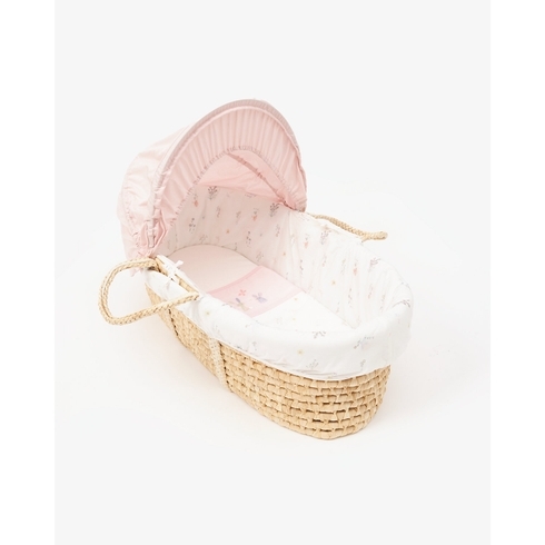 Mothercare Flutterby Moses Basket Pink