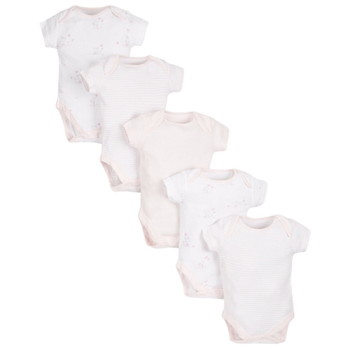 Pink Bodysuits - 5 Pack