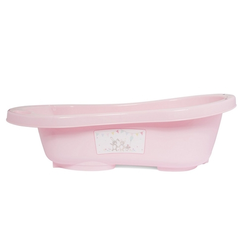 Mothercare confetti party baby bath tub pink
