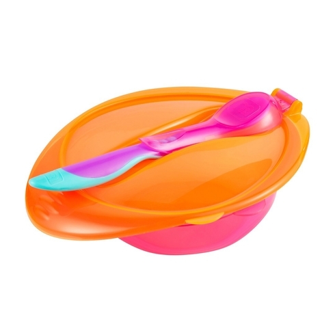 Mothercare first tastes weaning bowl set pink