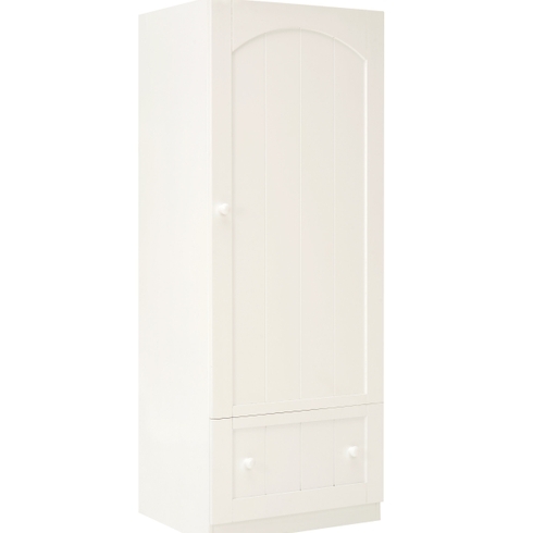 Mothercare marlow wooden single door storage cabinet white