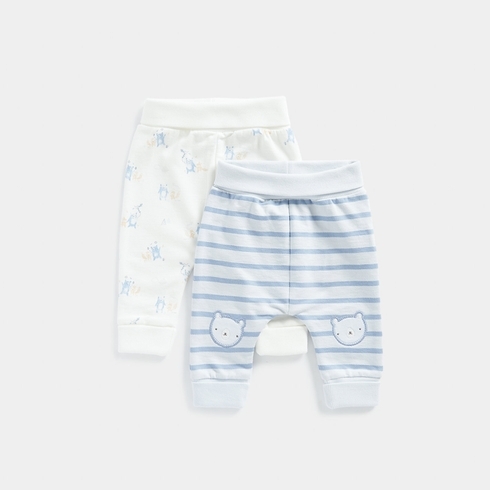 Mothercare Boys Jogger -Pack Of 2 -Blue